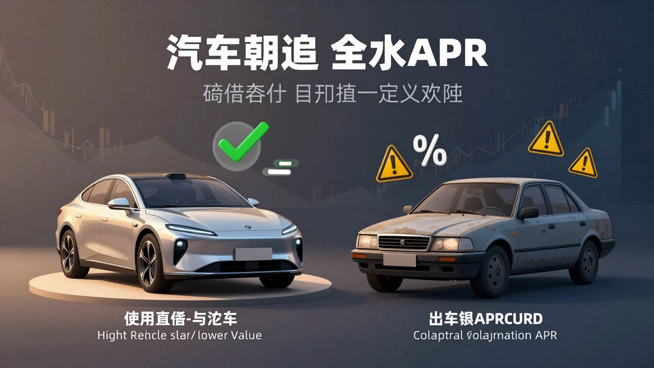 New car vs old used car comparison illustrating auto loan risk factors