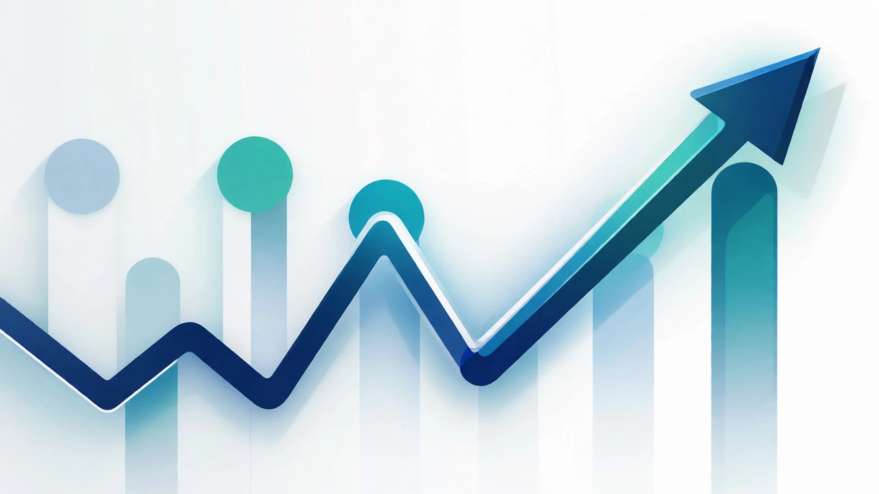 Graph illustrating temporary credit score dip followed by recovery